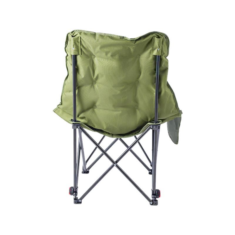 Padded Camp Chair with Detachable Footrest