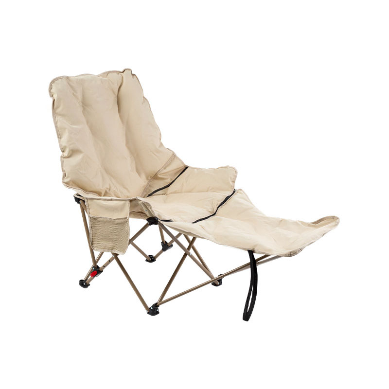 2-in-1 Folding Camping Chair with Detachable Footrest