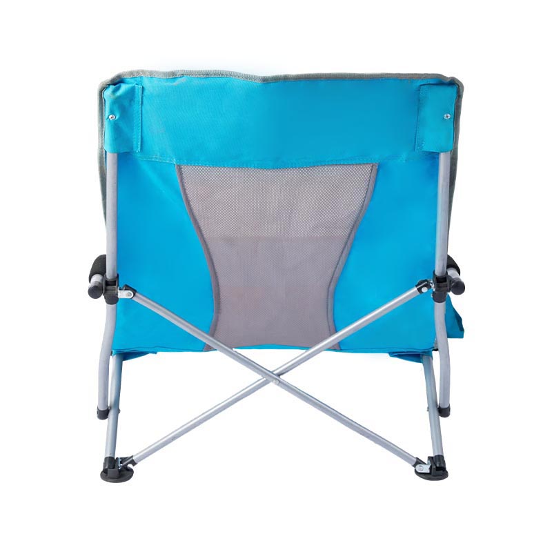 Low Back Sling Chair with Cup Holder